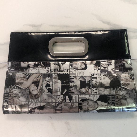 Olivia Miller Cut Handle Magazine Clutch - Picture 2 of 14